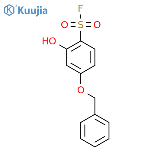 4-(Benzyloxy)-2-hydroxybenzene-1-sulfonyl fluoride structure