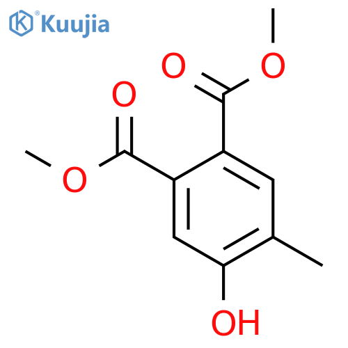 Dimethyl 4-hydroxy-5-methylphthalate structure