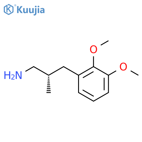 (2S)-3-(2,3-Dimethoxyphenyl)-2-methylpropan-1-amine structure