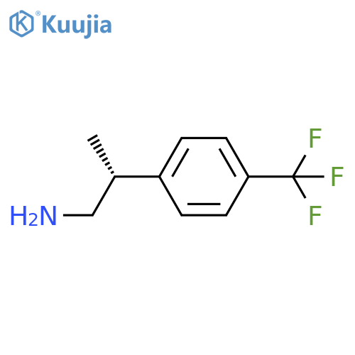 (2R)-2-[4-(Trifluoromethyl)phenyl]propan-1-amine structure