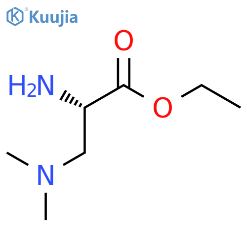 Ethyl (2S)-2-amino-3-(dimethylamino)propanoate structure