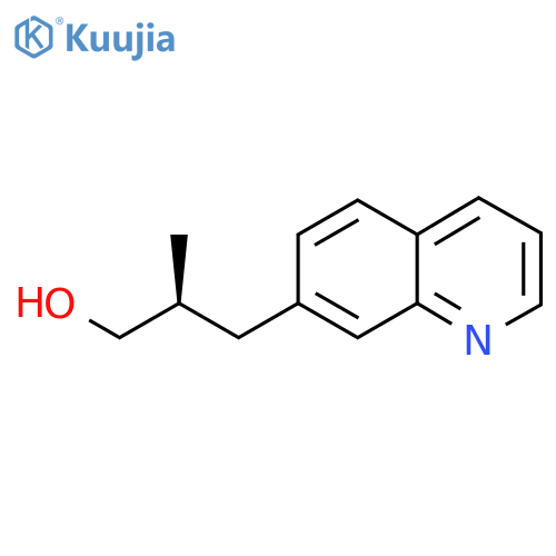 (2S)-2-Methyl-3-quinolin-7-ylpropan-1-ol structure