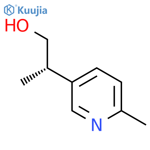 (2S)-2-(6-Methylpyridin-3-yl)propan-1-ol structure