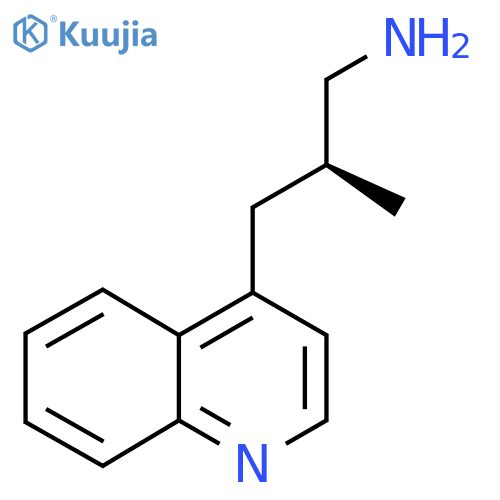 (2S)-2-Methyl-3-quinolin-4-ylpropan-1-amine structure