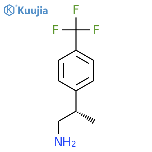 (2S)-2-[4-(Trifluoromethyl)phenyl]propan-1-amine structure