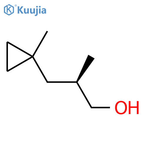 (2R)-2-methyl-3-(1-methylcyclopropyl)propan-1-ol structure