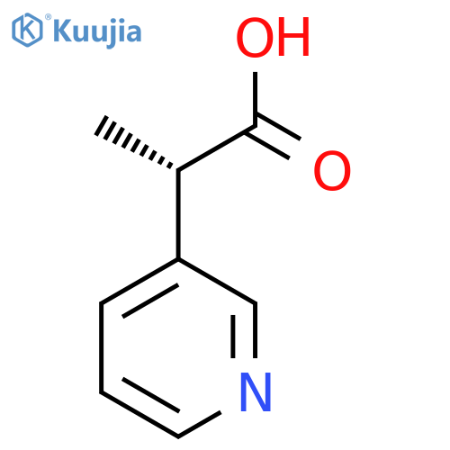 (2S)-2-(pyridin-3-yl)propanoic acid structure