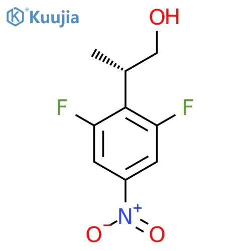 (2S)-2-(2,6-Difluoro-4-nitrophenyl)propan-1-ol structure