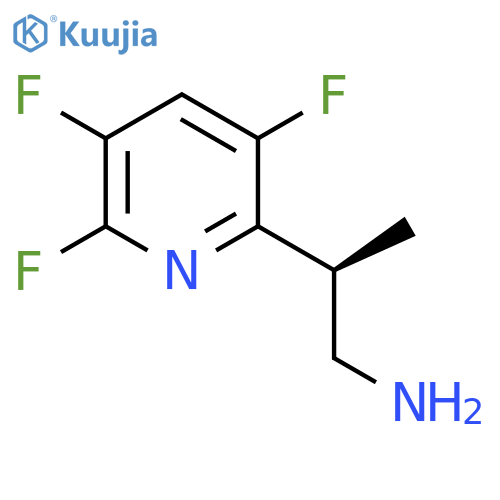 (2S)-2-(3,5,6-Trifluoropyridin-2-yl)propan-1-amine structure