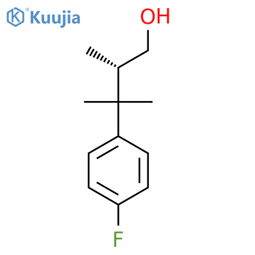 (2S)-3-(4-Fluorophenyl)-2,3-dimethylbutan-1-ol structure