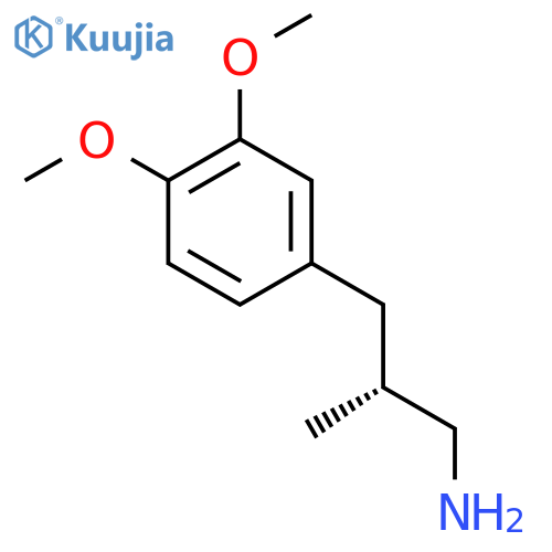 (2R)-3-(3,4-Dimethoxyphenyl)-2-methylpropan-1-amine structure