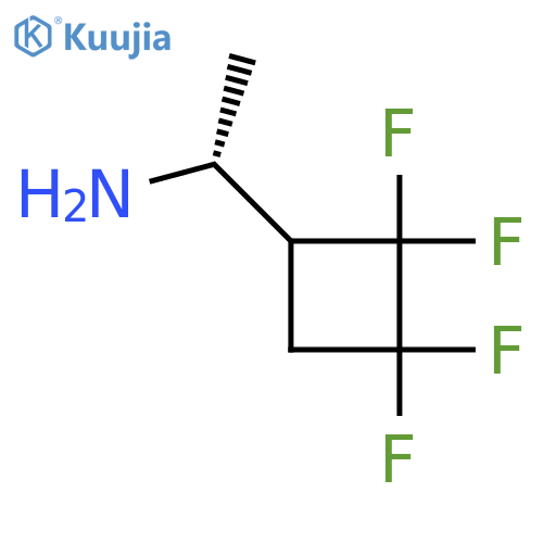 (1R)-1-(2,2,3,3-Tetrafluorocyclobutyl)ethanamine structure