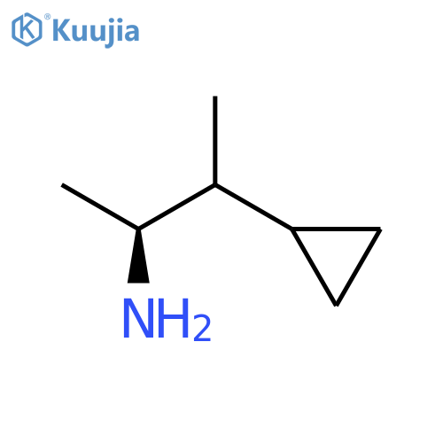 (2S)-3-Cyclopropylbutan-2-amine structure