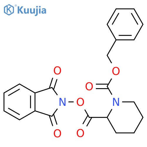 1-benzyl 2-(1,3-dioxo-2,3-dihydro-1H-isoindol-2-yl) piperidine-1,2-dicarboxylate structure