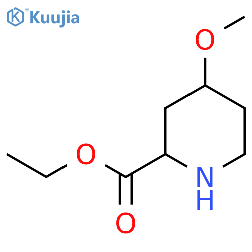 Ethyl 4-methoxypiperidine-2-carboxylate structure