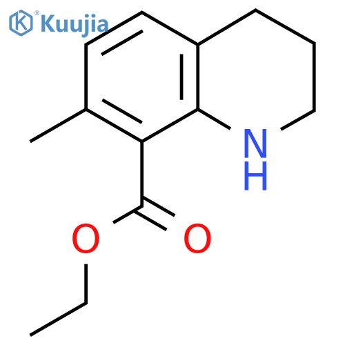 Ethyl 7-methyl-1,2,3,4-tetrahydroquinoline-8-carboxylate structure