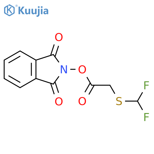 1,3-dioxo-2,3-dihydro-1H-isoindol-2-yl 2-[(difluoromethyl)sulfanyl]acetate structure
