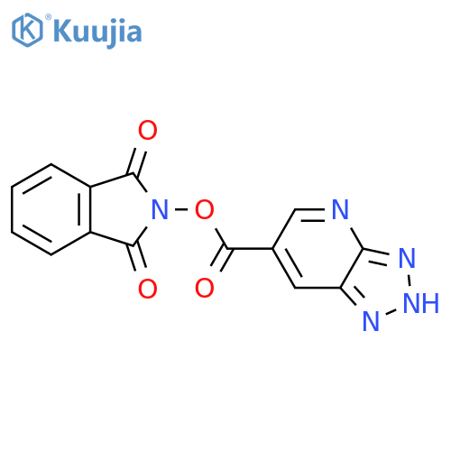 1,3-dioxo-2,3-dihydro-1H-isoindol-2-yl 3H-[1,2,3]triazolo[4,5-b]pyridine-6-carboxylate structure