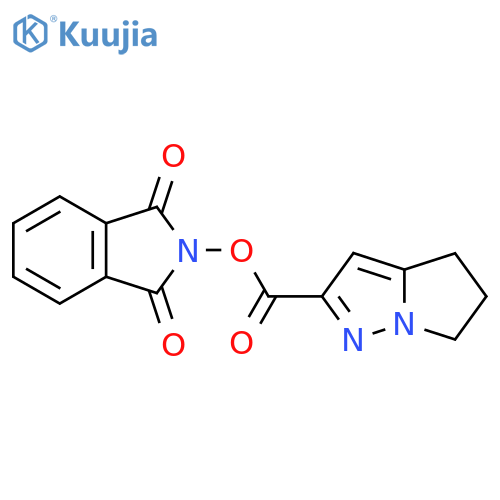 1,3-dioxo-2,3-dihydro-1H-isoindol-2-yl 4H,5H,6H-pyrrolo[1,2-b]pyrazole-2-carboxylate structure