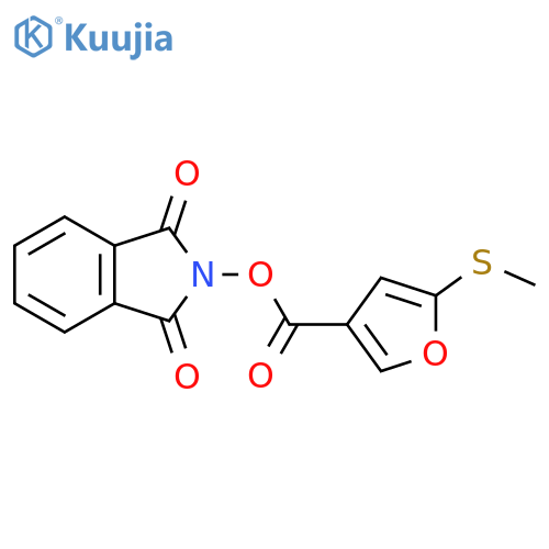 1,3-dioxo-2,3-dihydro-1H-isoindol-2-yl 5-(methylsulfanyl)furan-3-carboxylate structure