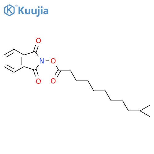 1,3-dioxo-2,3-dihydro-1H-isoindol-2-yl 9-cyclopropylnonanoate structure