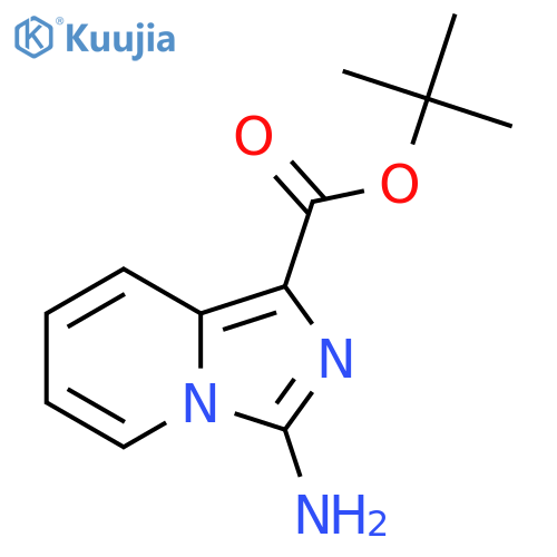 Tert-butyl 3-aminoimidazo[1,5-a]pyridine-1-carboxylate structure