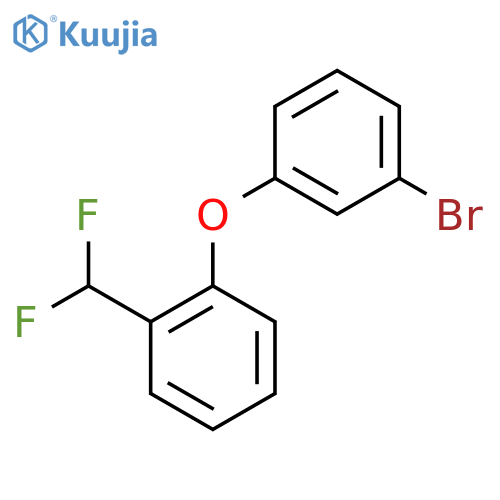 1-(3-Bromophenoxy)-2-(difluoromethyl)benzene structure