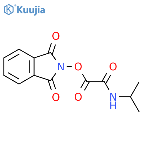 1,3-dioxo-2,3-dihydro-1H-isoindol-2-yl [(propan-2-yl)carbamoyl]formate structure