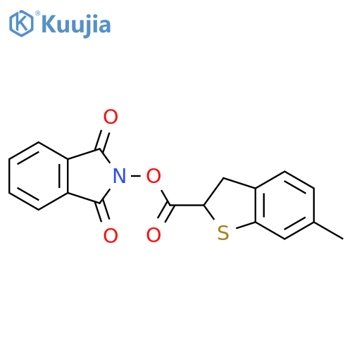 1,3-dioxo-2,3-dihydro-1H-isoindol-2-yl 6-methyl-2,3-dihydro-1-benzothiophene-2-carboxylate structure