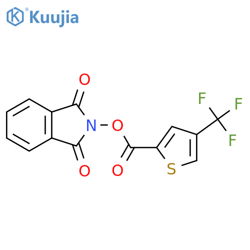 1,3-dioxo-2,3-dihydro-1H-isoindol-2-yl 4-(trifluoromethyl)thiophene-2-carboxylate structure