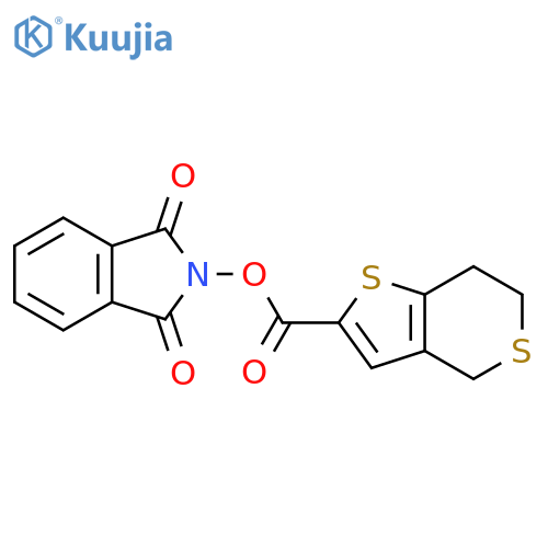 1,3-dioxo-2,3-dihydro-1H-isoindol-2-yl 4H,6H,7H-thieno[3,2-c]thiopyran-2-carboxylate structure