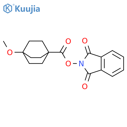 1,3-dioxo-2,3-dihydro-1H-isoindol-2-yl 4-methoxybicyclo[2.2.2]octane-1-carboxylate structure