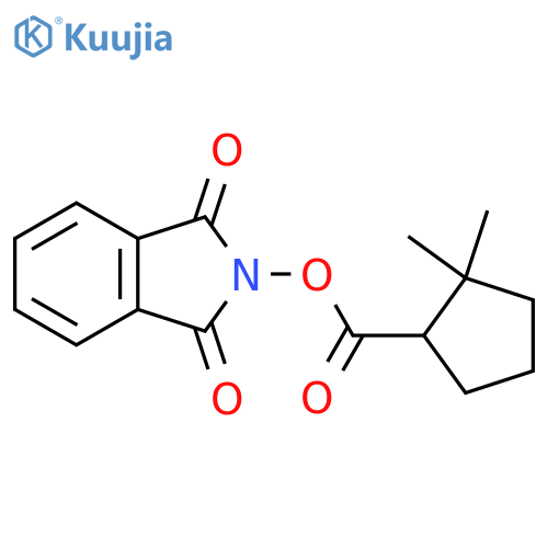 1,3-dioxo-2,3-dihydro-1H-isoindol-2-yl 2,2-dimethylcyclopentane-1-carboxylate structure