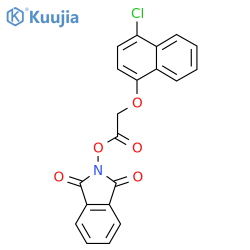1,3-dioxo-2,3-dihydro-1H-isoindol-2-yl 2-[(4-chloronaphthalen-1-yl)oxy]acetate structure