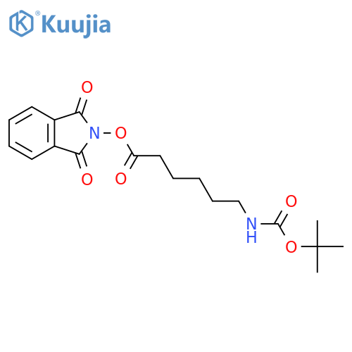 1,3-Dioxoisoindolin-2-yl 6-((tert-butoxycarbonyl)amino)hexanoate structure