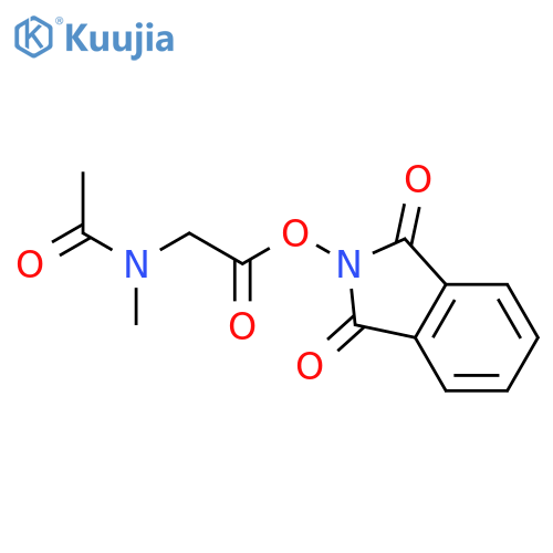 1,3-dioxo-2,3-dihydro-1H-isoindol-2-yl 2-(N-methylacetamido)acetate structure