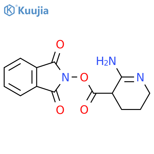 1,3-dioxo-2,3-dihydro-1H-isoindol-2-yl 2-amino-3,4,5,6-tetrahydropyridine-3-carboxylate structure