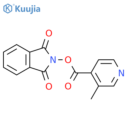 1,3-dioxo-2,3-dihydro-1H-isoindol-2-yl 3-methylpyridine-4-carboxylate structure