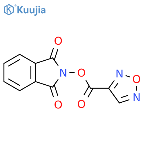1,3-dioxo-2,3-dihydro-1H-isoindol-2-yl 1,2,5-oxadiazole-3-carboxylate structure