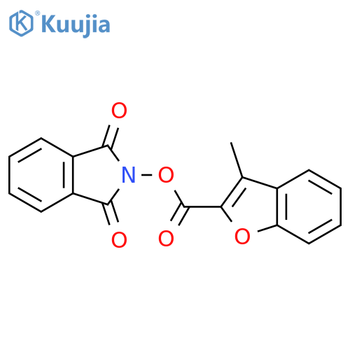 1,3-dioxo-2,3-dihydro-1H-isoindol-2-yl 3-methyl-1-benzofuran-2-carboxylate structure