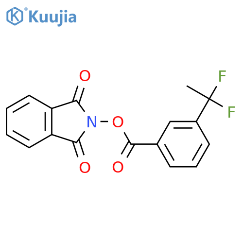 1,3-dioxo-2,3-dihydro-1H-isoindol-2-yl 3-(1,1-difluoroethyl)benzoate structure