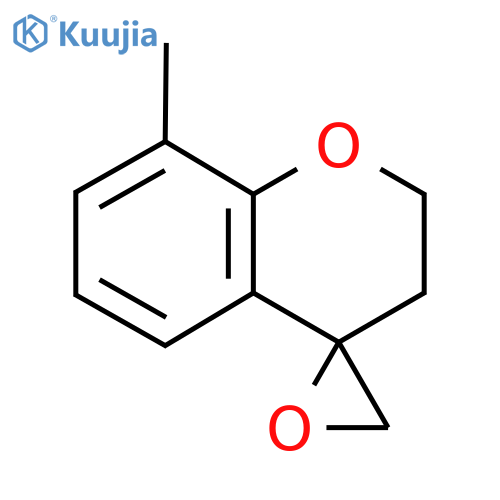 8-Methylspiro[2,3-dihydrochromene-4,2'-oxirane] structure