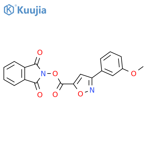 1,3-dioxo-2,3-dihydro-1H-isoindol-2-yl 3-(3-methoxyphenyl)-1,2-oxazole-5-carboxylate structure
