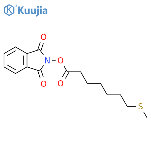 1,3-dioxo-2,3-dihydro-1H-isoindol-2-yl 7-(methylsulfanyl)heptanoate structure