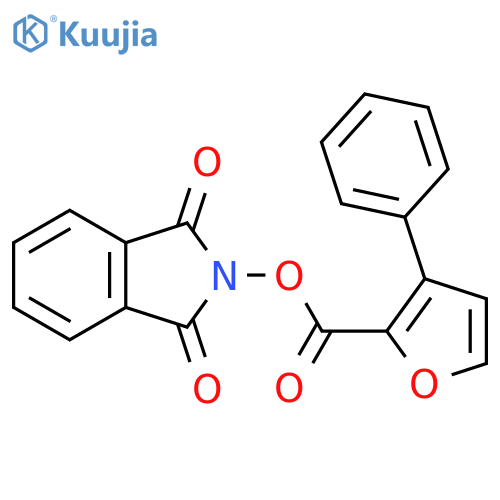 1,3-dioxo-2,3-dihydro-1H-isoindol-2-yl 3-phenylfuran-2-carboxylate structure