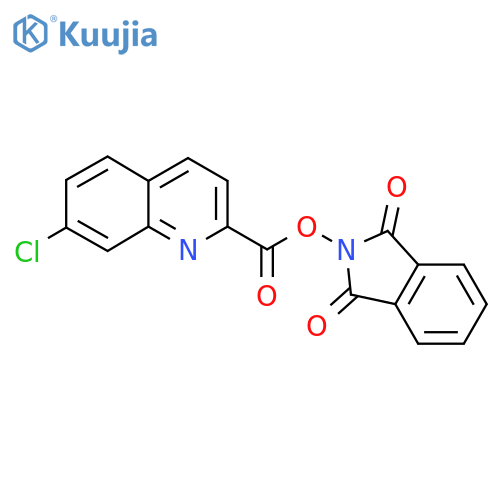 1,3-dioxo-2,3-dihydro-1H-isoindol-2-yl 7-chloroquinoline-2-carboxylate structure
