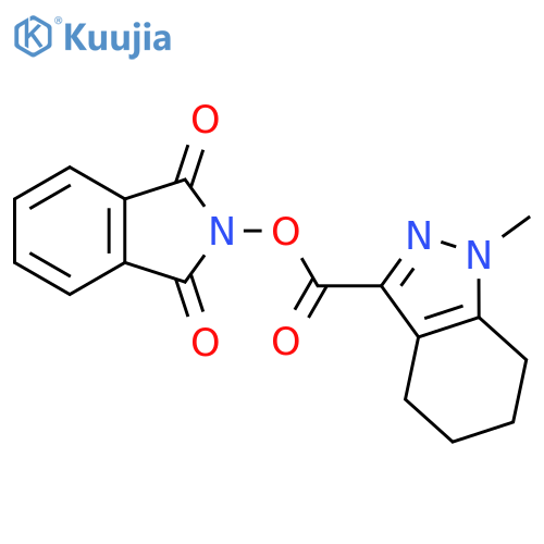 1,3-dioxo-2,3-dihydro-1H-isoindol-2-yl 1-methyl-4,5,6,7-tetrahydro-1H-indazole-3-carboxylate structure