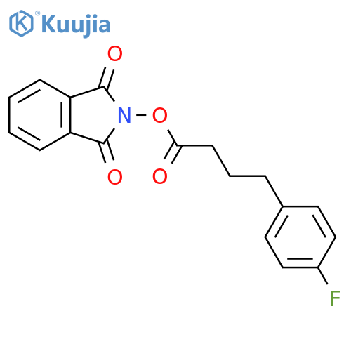1,3-dioxo-2,3-dihydro-1H-isoindol-2-yl 4-(4-fluorophenyl)butanoate structure