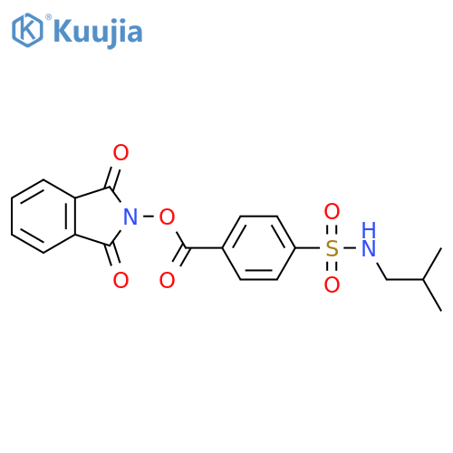1,3-dioxo-2,3-dihydro-1H-isoindol-2-yl 4-[(2-methylpropyl)sulfamoyl]benzoate structure