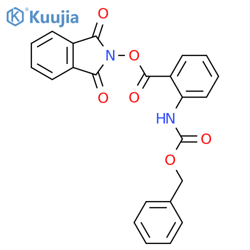 1,3-dioxo-2,3-dihydro-1H-isoindol-2-yl 2-{[(benzyloxy)carbonyl]amino}benzoate structure